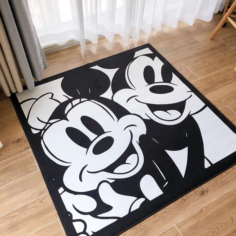 Black and White Cartoon Memorial Mickey Minnie Retro Carpet Living Room Bedroom Bedside Blanket Room Decoration Teenager
Black and White Cartoon Memorial Mickey Minnie Retro Carpet Living Room Bedroom Bedside Blanket Room Decoration Teenager