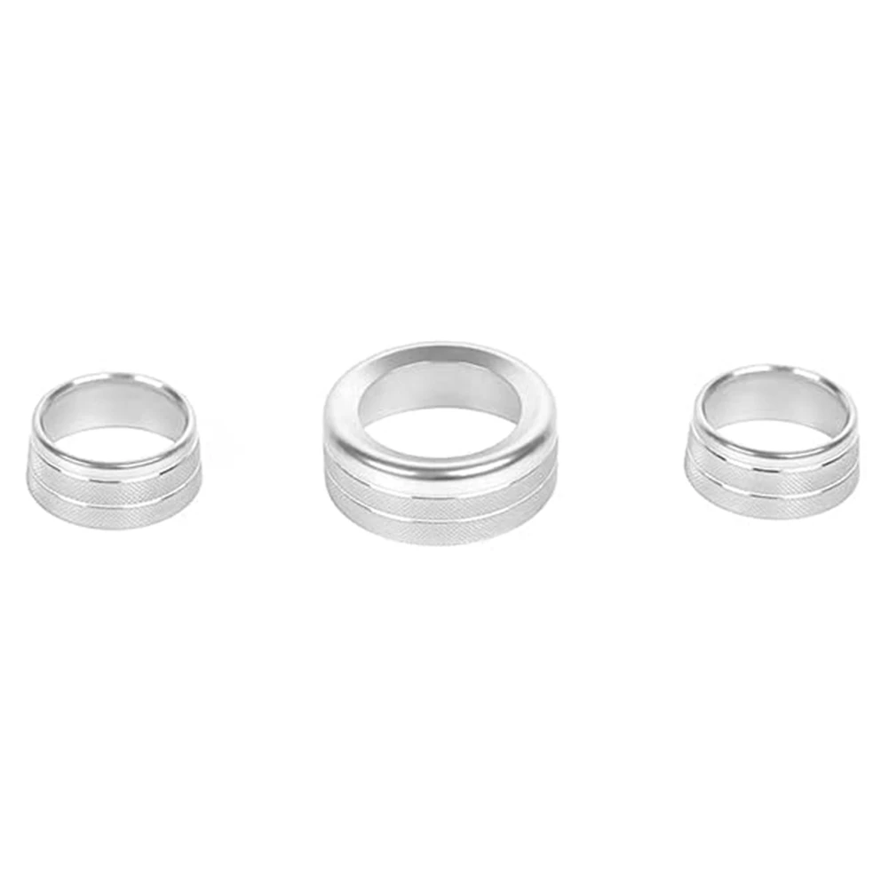 For Suzuki JIMNY 2019-2021 Car Air Conditioning AC Knob Cover Trim Volume Decoration Ring Interior Accessories, Silver
For Suzuki JIMNY 2019-2021 Car Air Conditioning AC Knob Cover Trim Volume Decoration Ring Interior Accessories, Silver