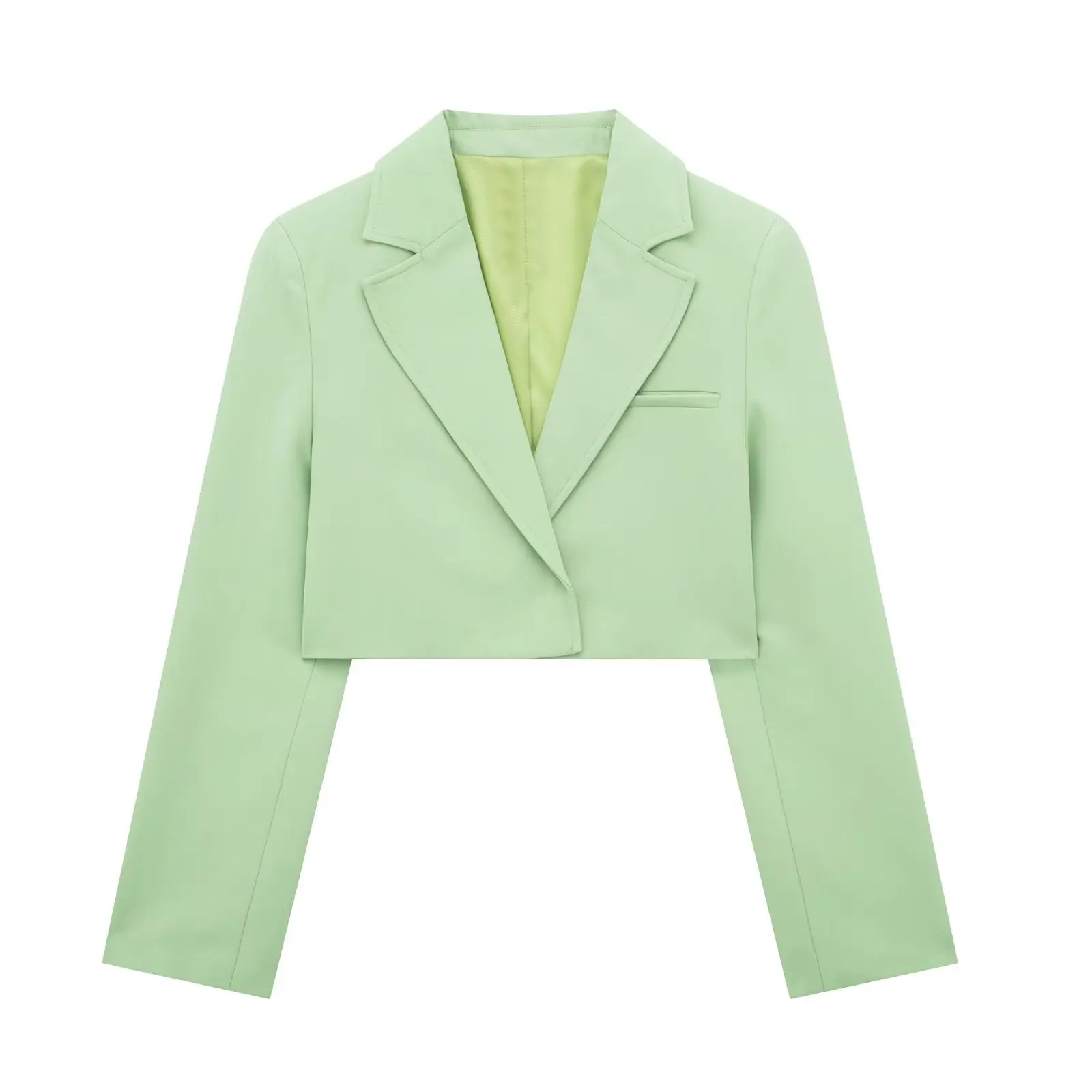 Women 2023 New Fashion Spring Green V-neck Short Blazer Coat Vintage Long Sleeve Relaxed Female Outerwear Chic
Women 2023 New Fashion Spring Green V-neck Short Blazer Coat Vintage Long Sleeve Relaxed Female Outerwear Chic