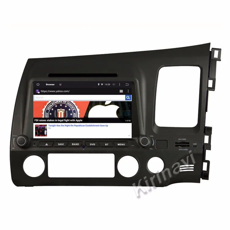 Kirinavi WC-HC7658R android 10.0 8" touch screen car dvd player for honda civic 2006 - 2011 auto radio with gps navigation
Kirinavi WC-HC7658R android 10.0 8" touch screen car dvd player for honda civic 2006 - 2011 auto radio with gps navigation