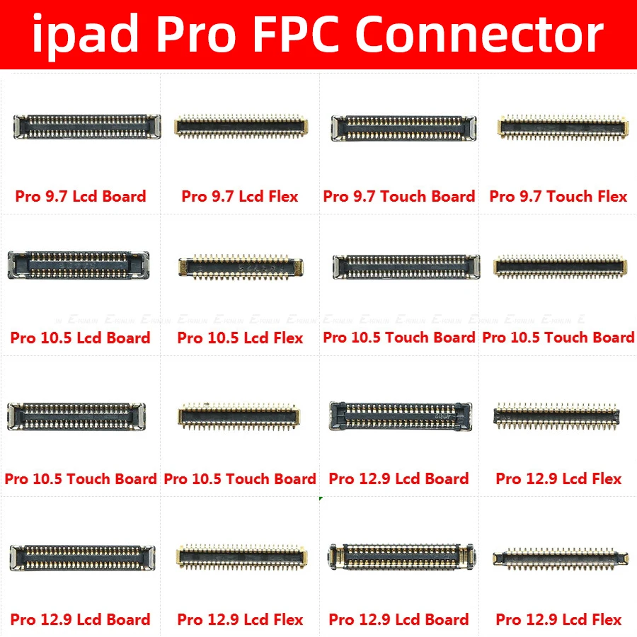 New LCD Display Touch Screen Digitizer FPC Connector On Mainboard Flex Cable For iPad Pro 9.7 10.5 12.9 2015 2016 2017 2018
New LCD Display Touch Screen Digitizer FPC Connector On Mainboard Flex Cable For iPad Pro 9.7 10.5 12.9 2015 2016 2017 2018