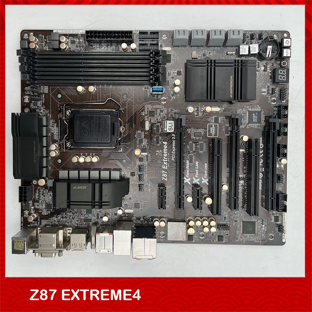Оригинальная настольная материнская плата для ASROCK Z87 extreme ME4 USB3.0 DVI 1150 DDR3, полностью протестирована
Оригинальная настольная материнская плата для ASROCK Z87 extreme ME4 USB3.0 DVI 1150 DDR3, полностью протестирована