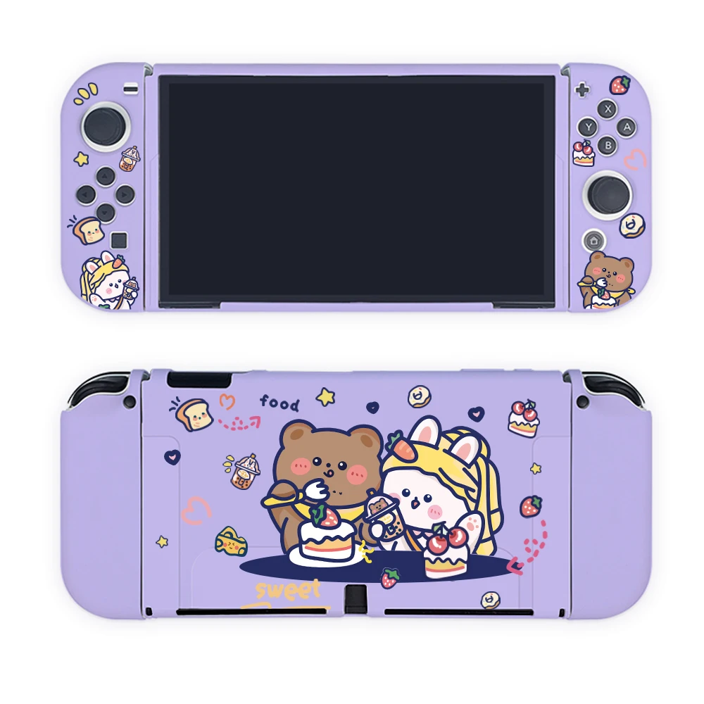 New Kawaii For Nintendo Switch OLED Case Soft TPU Anmie Full Cover Protective Shell For Nintendo Switch OLED Game Accessories
New Kawaii For Nintendo Switch OLED Case Soft TPU Anmie Full Cover Protective Shell For Nintendo Switch OLED Game Accessories