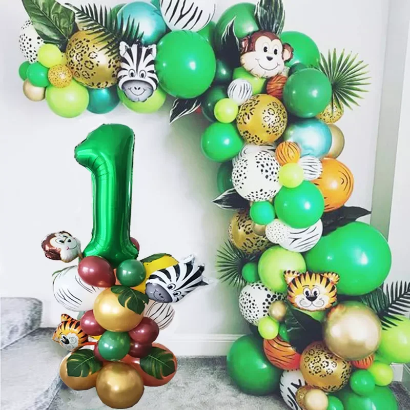 Latex Balloon Green Balloons Jungle Animal Palm Leaf Foil Balloons Safari Party Baloons Birthday Party Decorations Kids Balon
Latex Balloon Green Balloons Jungle Animal Palm Leaf Foil Balloons Safari Party Baloons Birthday Party Decorations Kids Balon