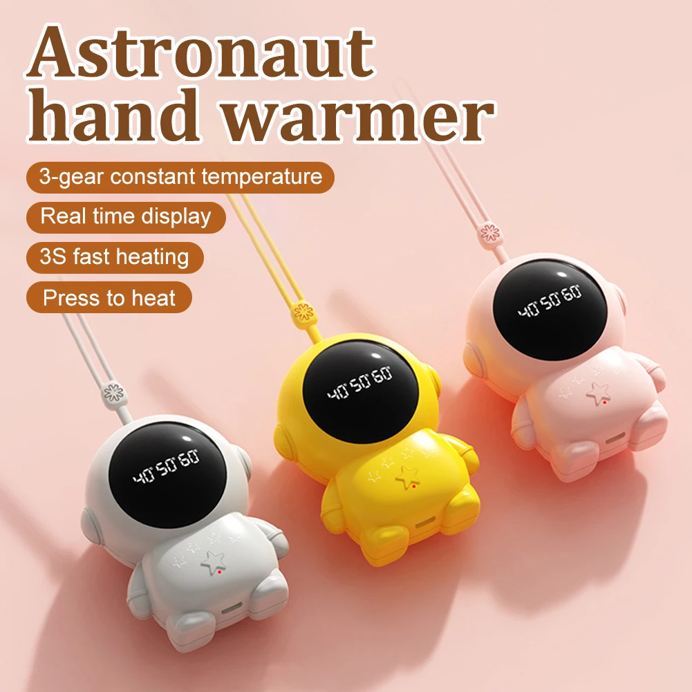 1200/2400mAh Mini Astronaut Hand Warmer Fast Heating USB Rechargeable Pocket Hand Warmer Winter Electric Hands Heater
1200/2400mAh Mini Astronaut Hand Warmer Fast Heating USB Rechargeable Pocket Hand Warmer Winter Electric Hands Heater