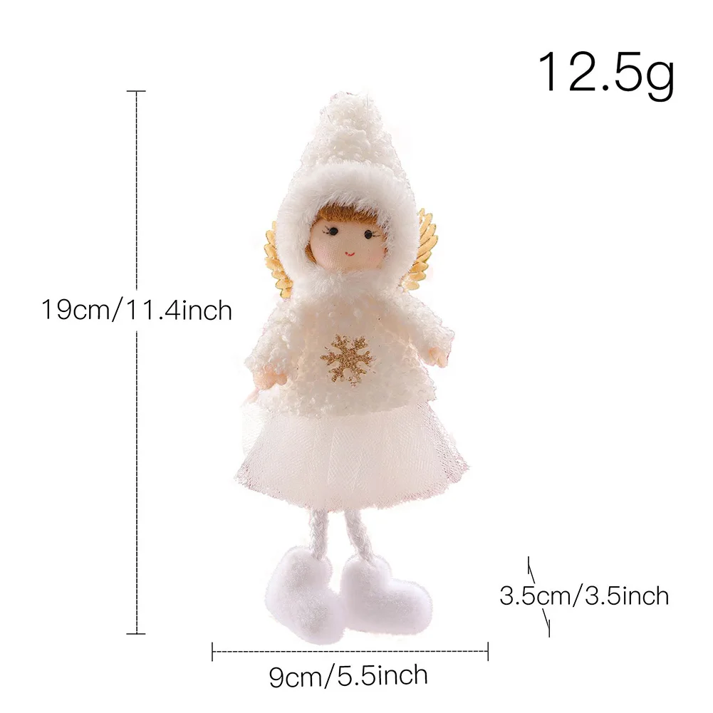 High Quality New Practical Christmas Angel Plush Doll Pendant New Year Gift Party Ornaments Wall Door Xmas Tree
High Quality New Practical Christmas Angel Plush Doll Pendant New Year Gift Party Ornaments Wall Door Xmas Tree