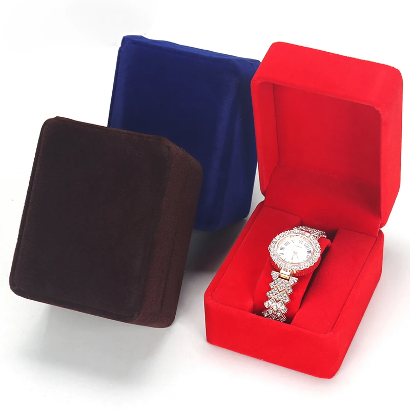 Flannel Luxury Watch Boxes Wristwatch Gifts Packaging Watches Case Organizer Vintge Storage Holder Watch Velvet Box Decor 4Color
Flannel Luxury Watch Boxes Wristwatch Gifts Packaging Watches Case Organizer Vintge Storage Holder Watch Velvet Box Decor 4Color