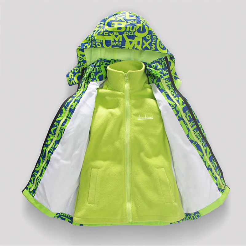 Winter Two Piece Boys Jacket Warm Fleece Windbreaker Children's Outerwear Outdoor Sportswear Kids Girls Snowsuit TZ363
Winter Two Piece Boys Jacket Warm Fleece Windbreaker Children's Outerwear Outdoor Sportswear Kids Girls Snowsuit TZ363