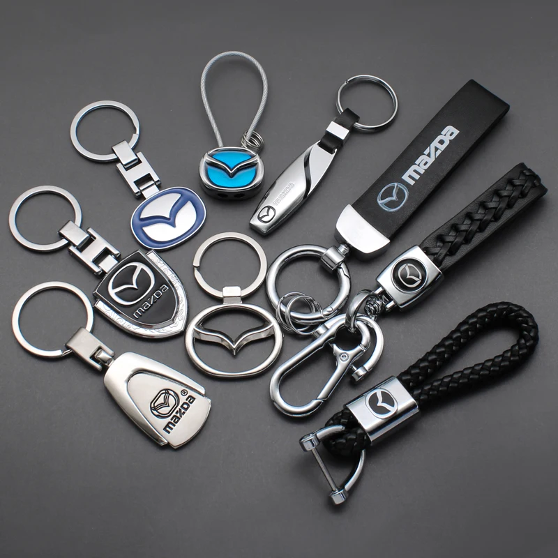 Car Accessories 3D Metal Leather Keychain Key Rings For Mazda ATENZA Axela 2 3 5 6 323 626 RX8 CX6 CX-5 CX4 MX3 MX5 M5 M6 MS
Car Accessories 3D Metal Leather Keychain Key Rings For Mazda ATENZA Axela 2 3 5 6 323 626 RX8 CX6 CX-5 CX4 MX3 MX5 M5 M6 MS