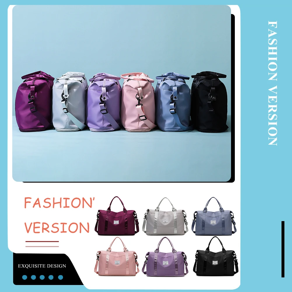 Fashion Unisex Gym Bag Large Capacity Weekender Carry Bag Waterproof with Adjustable Shoulder Strap for Travel for Men and Women
Fashion Unisex Gym Bag Large Capacity Weekender Carry Bag Waterproof with Adjustable Shoulder Strap for Travel for Men and Women