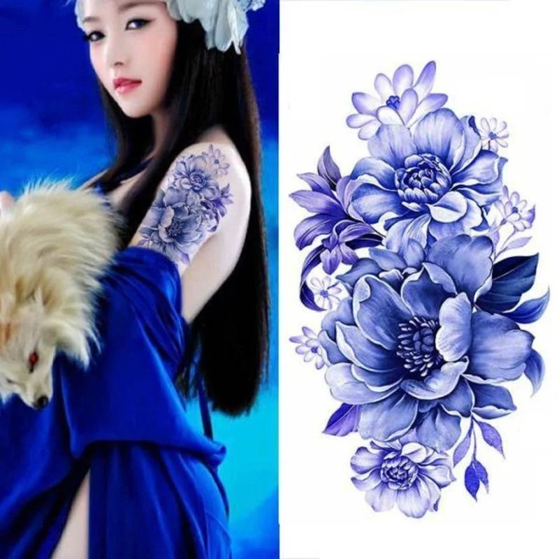 Flower Temporary Tattoos for Women Adults 3D Butterfly Rose Fake Tattoo Stickers Waterproof Body Art Temp Tattoo Paper Festival
Flower Temporary Tattoos for Women Adults 3D Butterfly Rose Fake Tattoo Stickers Waterproof Body Art Temp Tattoo Paper Festival
