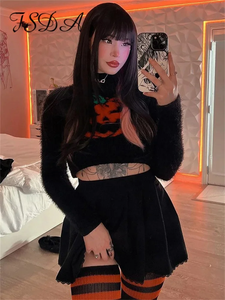 FSDA Knitted O Neck Long Sleeve Sweater Top Women Autumn Winter Halloween Cute Pullovers Casual Streetwear
FSDA Knitted O Neck Long Sleeve Sweater Top Women Autumn Winter Halloween Cute Pullovers Casual Streetwear