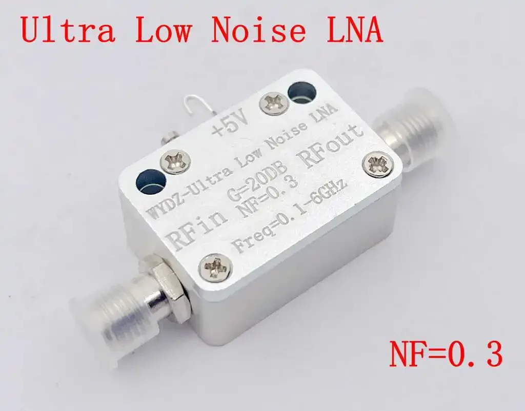 100M-6GHZ 20DB ультра малошумящий усилитель LNA NF = 0,3 RF привод сигнала приемник RF мощность усилитель FM радио VHF UHF 915 МГц 5,8 ГГц
100M-6GHZ 20DB ультра малошумящий усилитель LNA NF = 0,3 RF привод сигнала приемник RF мощность усилитель FM радио VHF UHF 915 МГц 5,8 ГГц