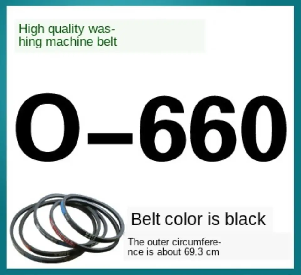O-660E Washing machine belt o-belt V-belt conveyor belt conveyor belt motor belt
O-660E Washing machine belt o-belt V-belt conveyor belt conveyor belt motor belt
