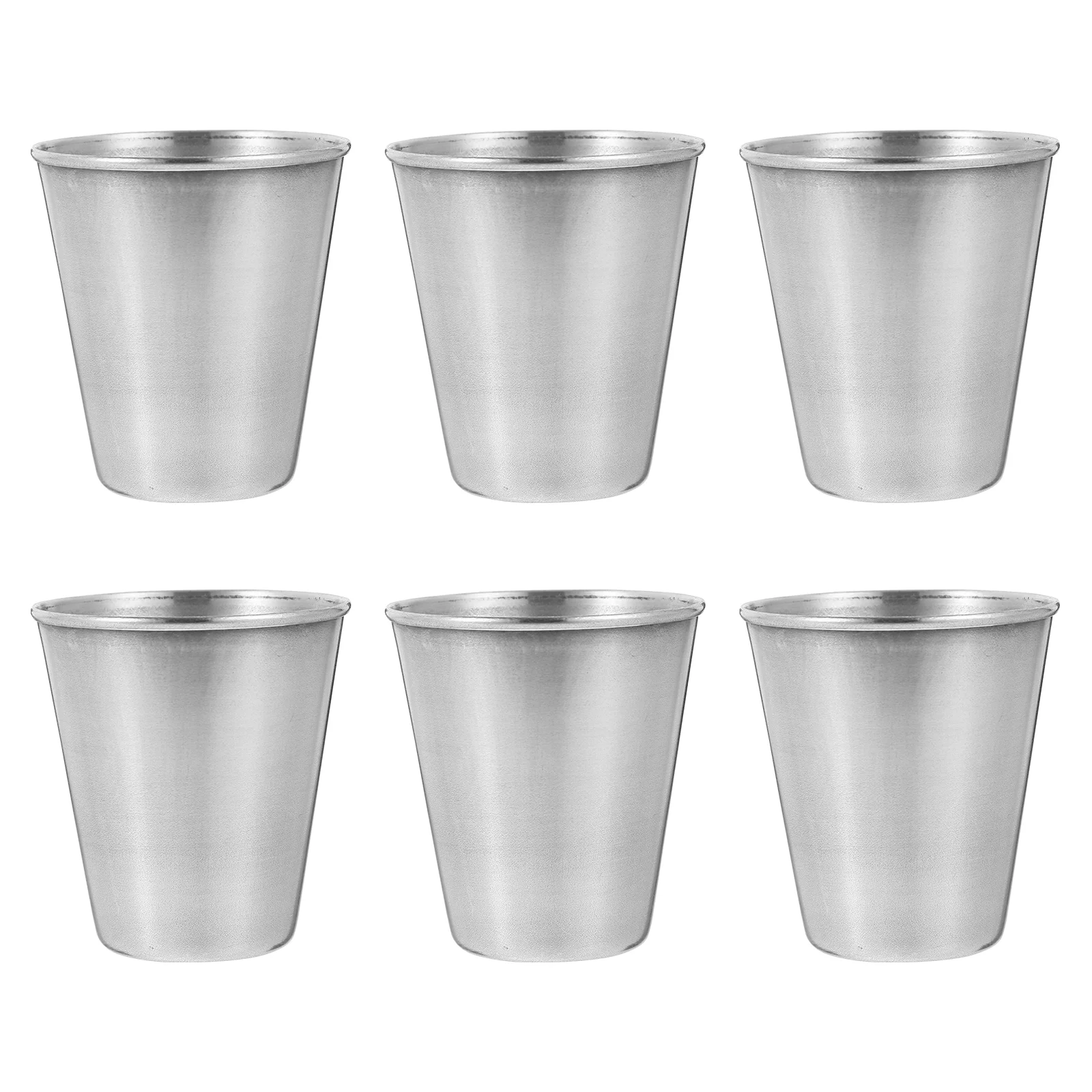 

Shot Cups Metal Glasses Goblet Pint Steel Tequila Espresso Sauce Drinking Glass Stainless Tumbler Dipping Vessel Whiskey Cup