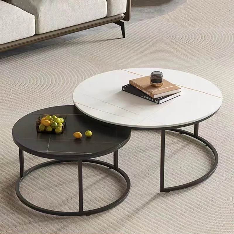 Simple and Modern Living Room Family Light Luxury Round Tea Table Combination Table
Simple and Modern Living Room Family Light Luxury Round Tea Table Combination Table