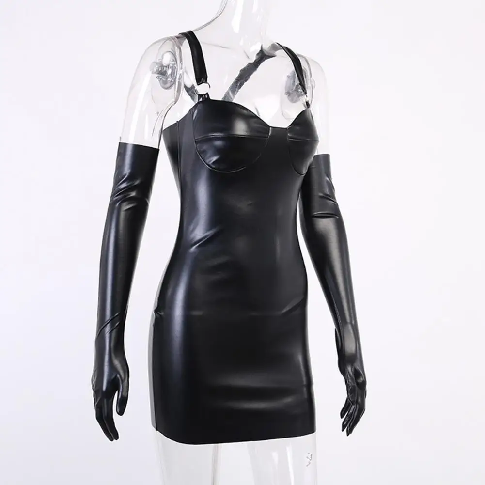 Party Dress Breathable Short Dress Elastic Slim Fit Popular Bunny Girl Cosplay Costume Faux Leather Mini Dress
Party Dress Breathable Short Dress Elastic Slim Fit Popular Bunny Girl Cosplay Costume Faux Leather Mini Dress