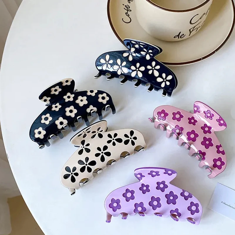 New Original Design High Grade Acetic Acid Hair Clip Fashion 9cm Geometric Flower Shark Clip For Women's Hair Accessories
New Original Design High Grade Acetic Acid Hair Clip Fashion 9cm Geometric Flower Shark Clip For Women's Hair Accessories