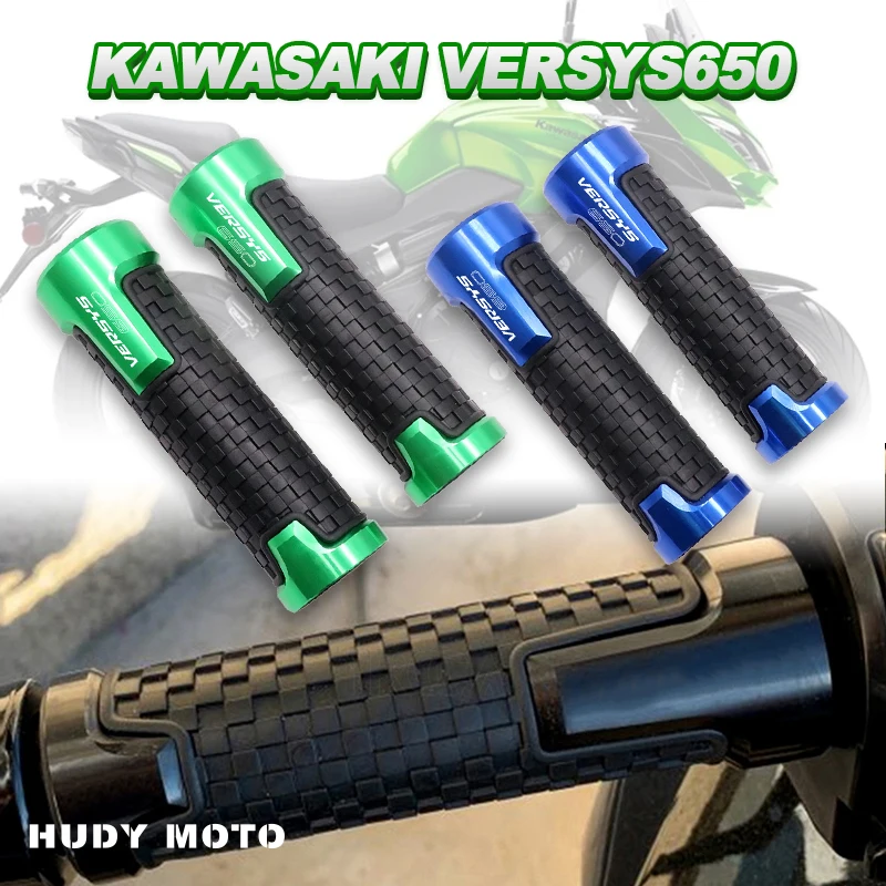 22mm Motorcycle Accessories Universal CNC Aluminum+Rubber Handle Grips for Kawasaki VERSYS 650
22mm Motorcycle Accessories Universal CNC Aluminum+Rubber Handle Grips for Kawasaki VERSYS 650