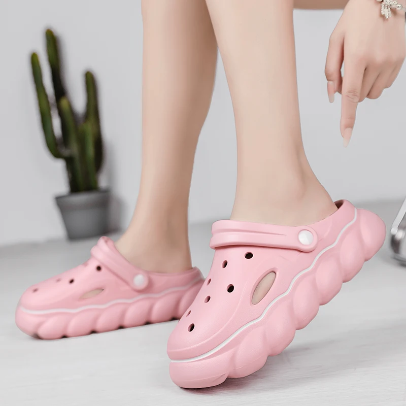 Женские классические пляжные тапочки, сабо для девочек на толстой подошве, женские сланцы, удобная дышащая обувь для медсестры
Женские классические пляжные тапочки, сабо для девочек на толстой подошве, женские сланцы, удобная дышащая обувь для медсестры