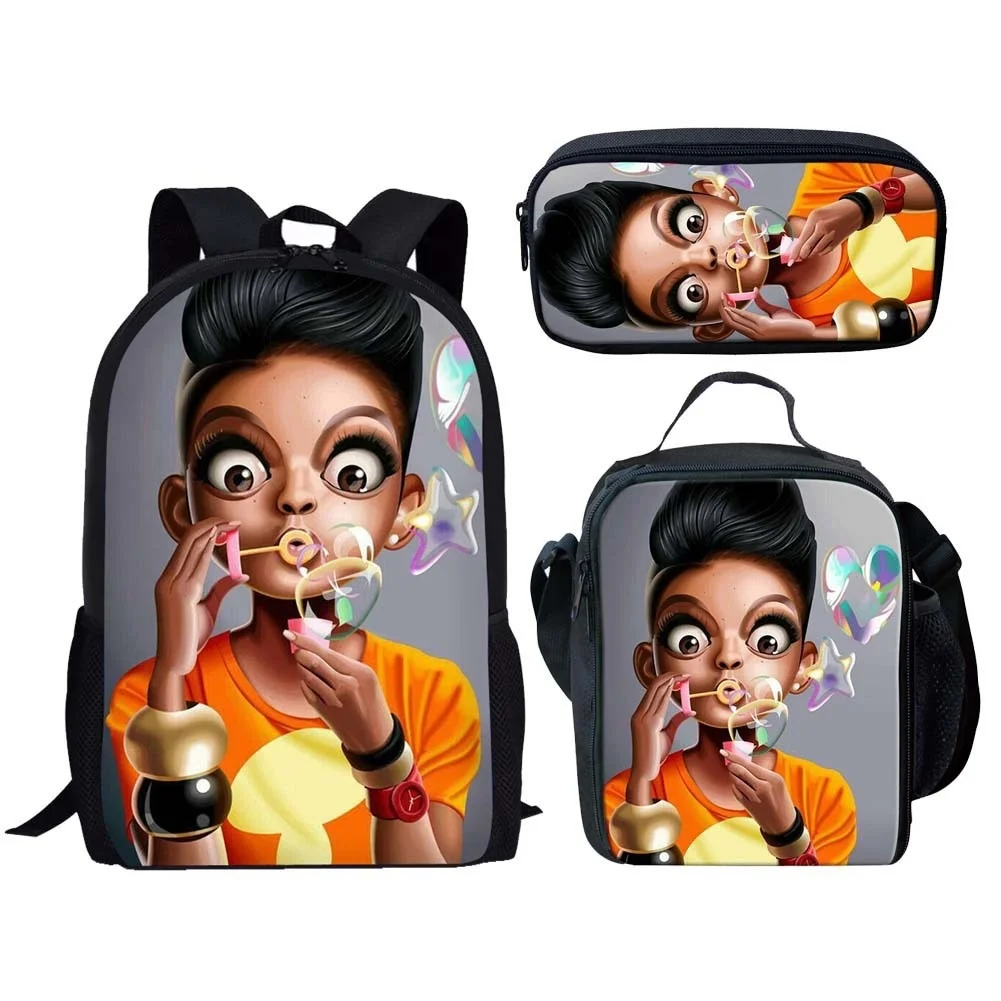 3Pcs Pretty African Girls 3D Print School Bag Set Student Casual Backpack Campus Bookbag Laptop Daypack Lunch Bag Pencil Bag
3Pcs Pretty African Girls 3D Print School Bag Set Student Casual Backpack Campus Bookbag Laptop Daypack Lunch Bag Pencil Bag