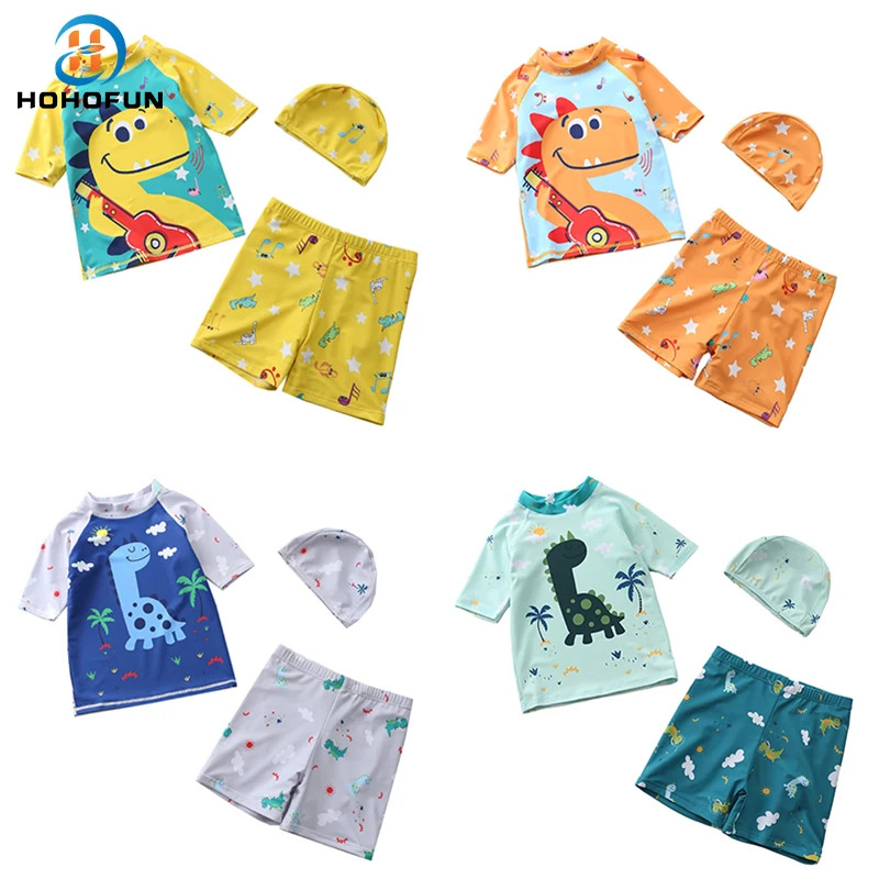Swimsuit Kids Cartoon Dinosaur Print Boys Swimwear Short Sleeve Sun UV Protection Beach Baby Swimming Wear Bathing Suit Toddler
Swimsuit Kids Cartoon Dinosaur Print Boys Swimwear Short Sleeve Sun UV Protection Beach Baby Swimming Wear Bathing Suit Toddler