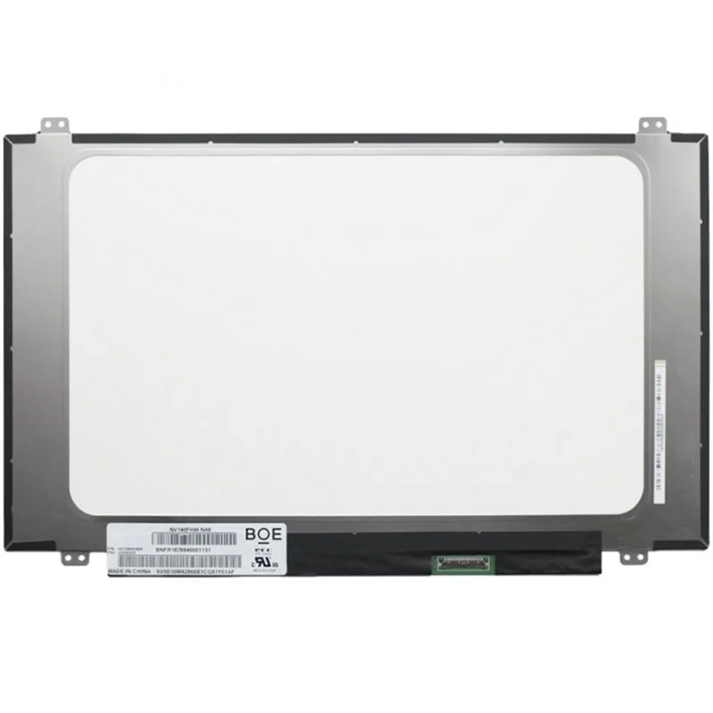 NV140FHM-N49 (BOE06F3) 14.0 Inch LCD Screen Replacement Dispilay Grade A Laptop Panel 1920*1080 FHD 30 Pins New Original
NV140FHM-N49 (BOE06F3) 14.0 Inch LCD Screen Replacement Dispilay Grade A Laptop Panel 1920*1080 FHD 30 Pins New Original