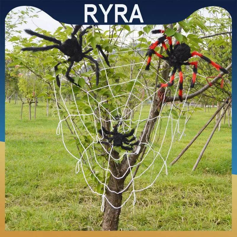 1.5 m LED Halloween Spider Web Creative Garden DIY Funny Lighting LED Lights Halloween Party DIY Decorations for Haunted House
1.5 m LED Halloween Spider Web Creative Garden DIY Funny Lighting LED Lights Halloween Party DIY Decorations for Haunted House