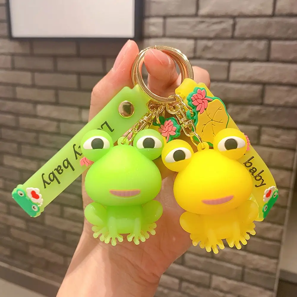 Cute Birthday Gift Green Frog Cartoon For Women Letter Soft PVC Toys Bag Pendant Keyrings Korean Key Chains
Cute Birthday Gift Green Frog Cartoon For Women Letter Soft PVC Toys Bag Pendant Keyrings Korean Key Chains