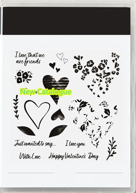 Januar-April 2023 Mini Catalog Latest Cutting Dies Clear Stamp Valentine's Day Country Bouquet Scrapbooking Frame Card Craft
Januar-April 2023 Mini Catalog Latest Cutting Dies Clear Stamp Valentine's Day Country Bouquet Scrapbooking Frame Card Craft