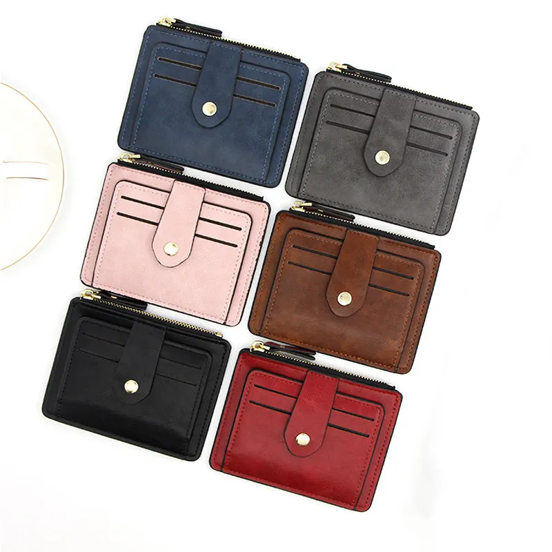 Zipper Coin Wallet ID Card Holder Business Billfold Multi-color Universal Simplicity Bag Case Multi-Cards Small Moneybag
Zipper Coin Wallet ID Card Holder Business Billfold Multi-color Universal Simplicity Bag Case Multi-Cards Small Moneybag