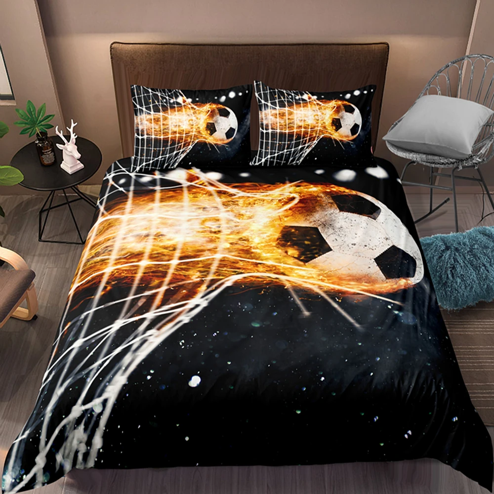 Football Bedding Set Printing Pillowcase Quilt Cover Soccert Duvet Covers Home Textiles Queen King Size Bed for Kids Teens Men
Football Bedding Set Printing Pillowcase Quilt Cover Soccert Duvet Covers Home Textiles Queen King Size Bed for Kids Teens Men