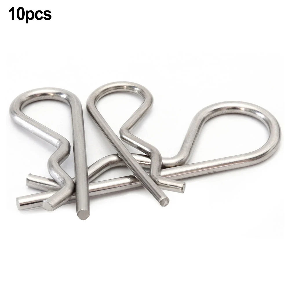 R Retaining Clip Retaining Clips Stainless Steel With Hairpins 10pcs Boat Accessories Durable Marine Hitch Pin Lock
R Retaining Clip Retaining Clips Stainless Steel With Hairpins 10pcs Boat Accessories Durable Marine Hitch Pin Lock