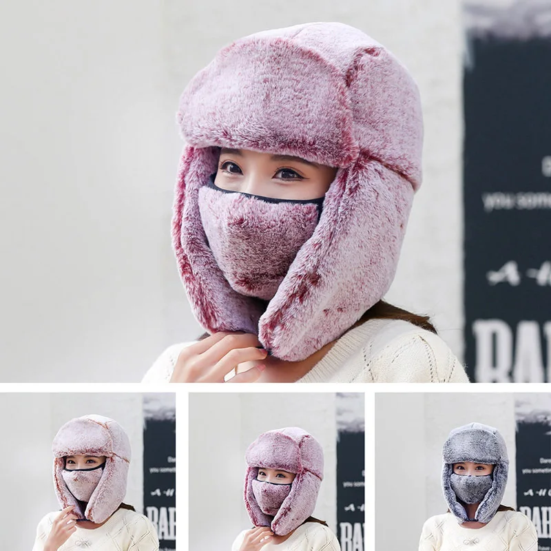 New Ladies Winter Hats with Ear Lei Feng Plus Velvet Warm Thicken Protection Outdoor Cycling Windproof Ski Women Caps LUXXETON
New Ladies Winter Hats with Ear Lei Feng Plus Velvet Warm Thicken Protection Outdoor Cycling Windproof Ski Women Caps LUXXETON
