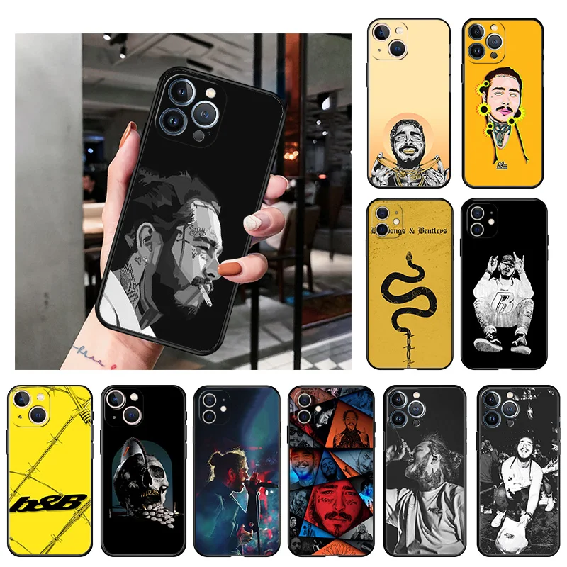 Camera Protection Silicone Phone Case for iphone 14 13 11 12 Pro X XS Max Mini XR SE 8 7 Plus Malone Beerbongs Soft Black Cover
Camera Protection Silicone Phone Case for iphone 14 13 11 12 Pro X XS Max Mini XR SE 8 7 Plus Malone Beerbongs Soft Black Cover
