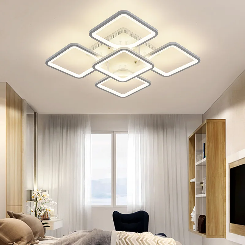 LED Ceiling Light 60W Modern Semi-Incessed Ceiling Lights Square White 5-Headed Ceiling Lamp for Living Room Office Dining Room
LED Ceiling Light 60W Modern Semi-Incessed Ceiling Lights Square White 5-Headed Ceiling Lamp for Living Room Office Dining Room