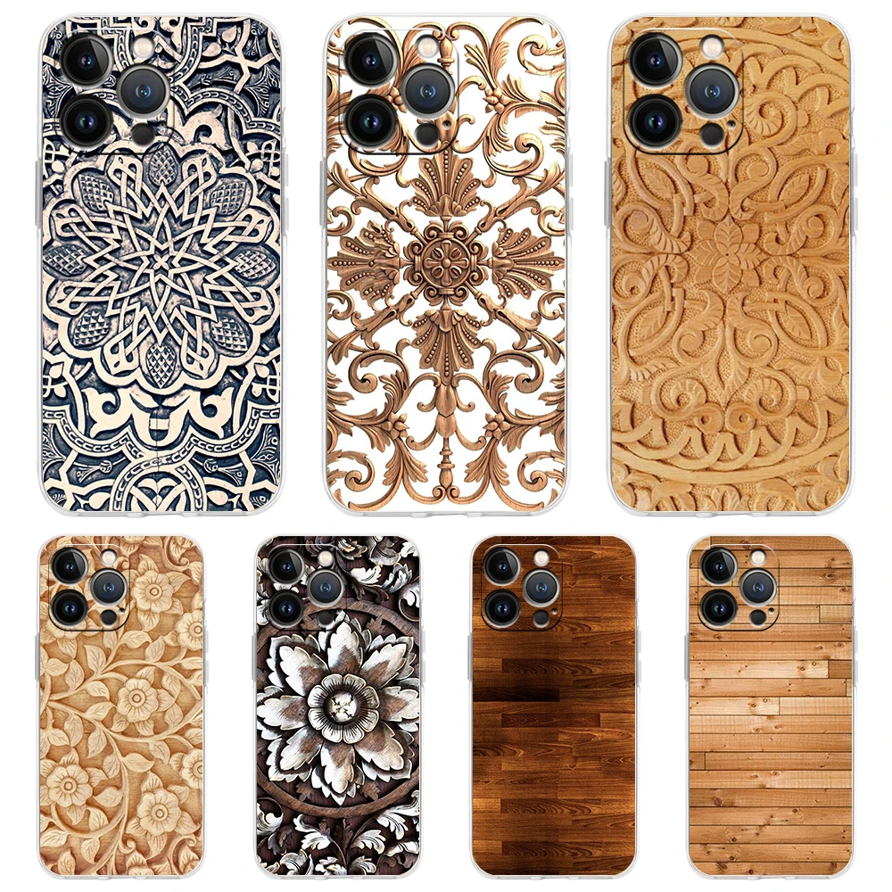Carved Wood Soft Transparent Phone Case Cover for iPhone 13 12 11 Pro Max X XR 8 7 Plus SE 2020 XS Max Luxury Shell Fundas Coque
Carved Wood Soft Transparent Phone Case Cover for iPhone 13 12 11 Pro Max X XR 8 7 Plus SE 2020 XS Max Luxury Shell Fundas Coque