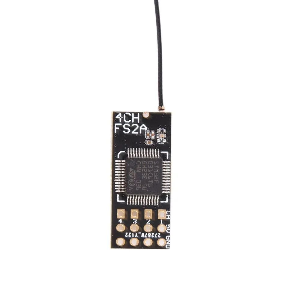 Flysky FS2A-4CH Receiver 2.4G AFHDS 2A 4CH PWM Mini Receiver for RC Car RC Drones FS-I6 FS-I6X FS-I6S FS-I10
Flysky FS2A-4CH Receiver 2.4G AFHDS 2A 4CH PWM Mini Receiver for RC Car RC Drones FS-I6 FS-I6X FS-I6S FS-I10