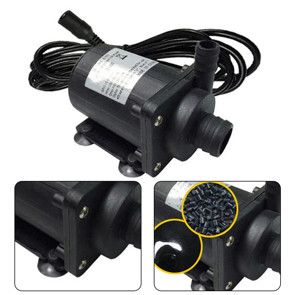 Ultra-quiet DC 12V 5M 240L/H Portable Brushless Motor Ultra-Quiet Submersible Water Pump For Cooling System Fountains Heater
Ultra-quiet DC 12V 5M 240L/H Portable Brushless Motor Ultra-Quiet Submersible Water Pump For Cooling System Fountains Heater