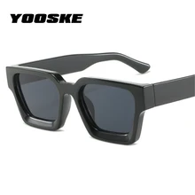 YOOSKE Vintage Small Square Sunglasses for Men Women Luxury Brand Designer Retro Sun Glasses Unisex Ins Popular Shades Eyewear
