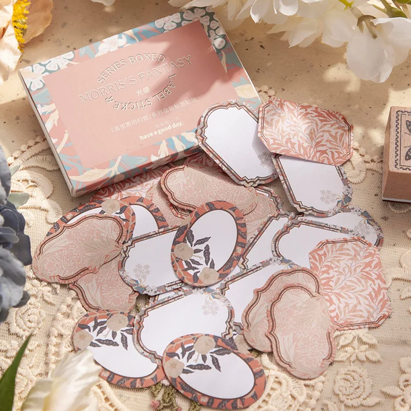 120Pcs Vintage Floral Frame Stickers for Art Journaling Decorative Label Stickers Junk Journal Diary Album Scrapbooking Material
120Pcs Vintage Floral Frame Stickers for Art Journaling Decorative Label Stickers Junk Journal Diary Album Scrapbooking Material