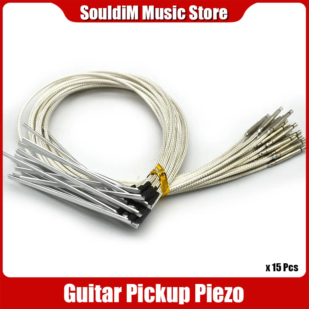 15Pcs High-end Acoustic Guitar Transducer Piezo Under Saddle Pickup Tuner Cable for EQ parts
15Pcs High-end Acoustic Guitar Transducer Piezo Under Saddle Pickup Tuner Cable for EQ parts