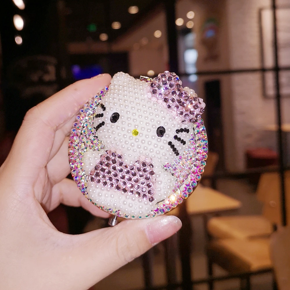 Складное мини-портативное двустороннее повязка Hello Kitty маленькое круглое зеркало для макияжа подарок
Складное мини-портативное двустороннее повязка Hello Kitty маленькое круглое зеркало для макияжа подарок