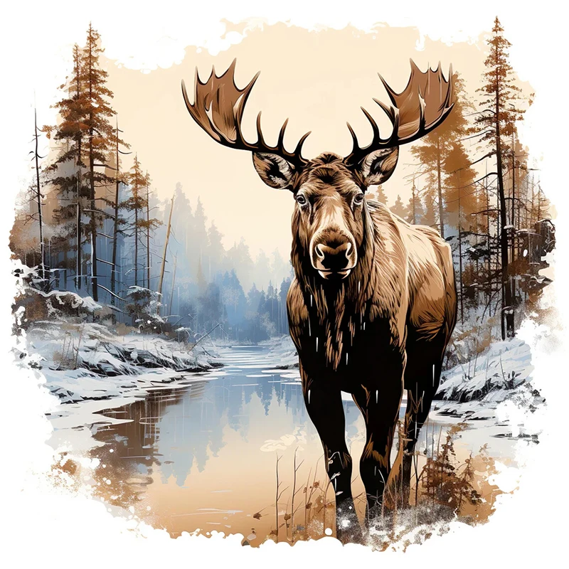 Водонепроницаемая наклейка «Красивый лось»
Водонепроницаемая наклейка «Красивый лось»