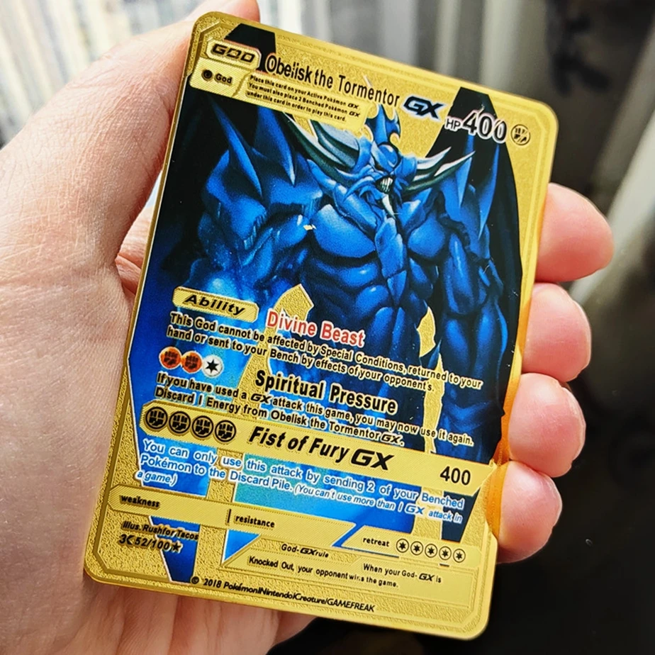 Metal Carta Pokemon Cards Pikachu Card Metal Pokemon Letters Pikachu Mewtwo Charizard Ex Vmax Pack Game Collection Card Toys
Metal Carta Pokemon Cards Pikachu Card Metal Pokemon Letters Pikachu Mewtwo Charizard Ex Vmax Pack Game Collection Card Toys