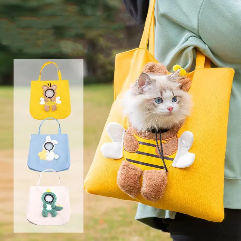 Lion-Shaped Shoulder Bag Pet Canvas Bag Can Be Exposed Cats And Dogs Tote Bag Small Pet Carrier Bag Fashionable Breathable
Lion-Shaped Shoulder Bag Pet Canvas Bag Can Be Exposed Cats And Dogs Tote Bag Small Pet Carrier Bag Fashionable Breathable