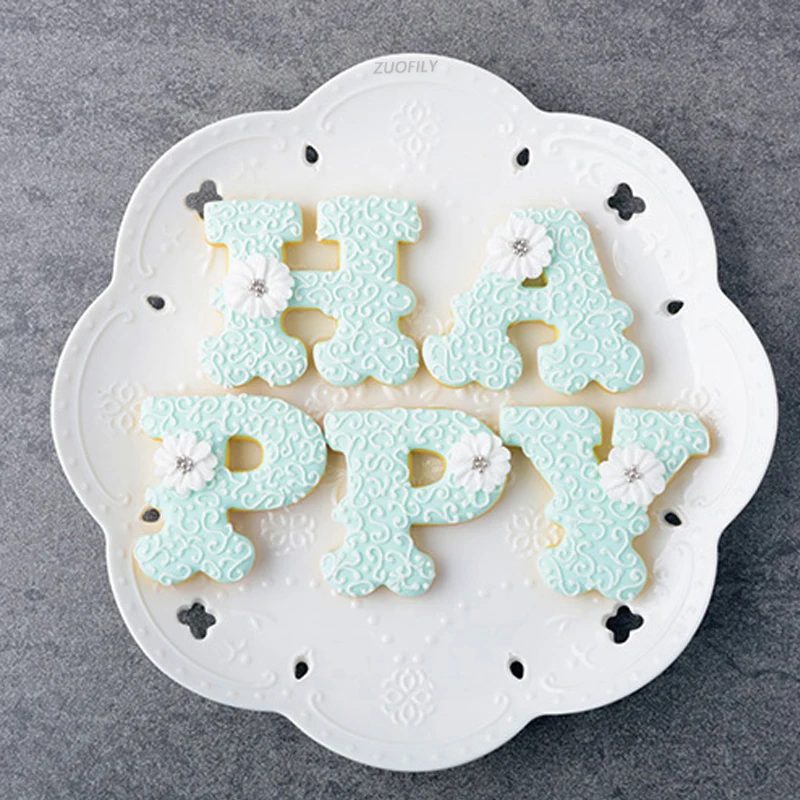 Letter Shape Mold Cookie Cutter Sugar Biscuit Mold Fondant Cutter DIY Pastry Cake Decoration Baking Tools Valentine's Day Party
Letter Shape Mold Cookie Cutter Sugar Biscuit Mold Fondant Cutter DIY Pastry Cake Decoration Baking Tools Valentine's Day Party