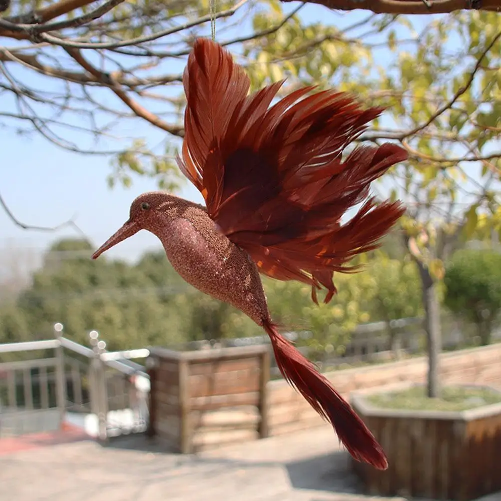 Подвеска в виде Колибри с искусственными перьями, украшение для свадьбы и Рождества, искусственное украшение для фотографий, украшение для птиц, Ga O2X5 
Подвеска в виде Колибри с искусственными перьями, украшение для свадьбы и Рождества, искусственное украшение для фотографий, украшение для птиц, Ga O2X5