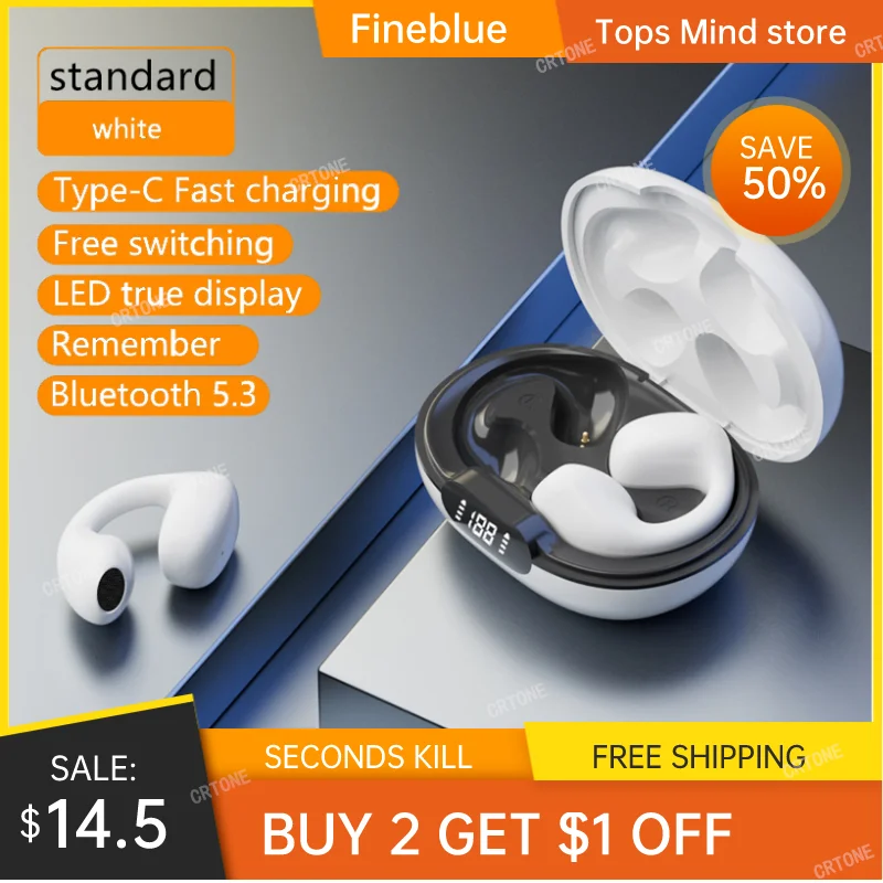 Fineblue F350 TWS Wireless Bluetooth earpods Headset Headphone High Quality for Sport Ergonomic Design Earphone Free Shipping
Fineblue F350 TWS Wireless Bluetooth earpods Headset Headphone High Quality for Sport Ergonomic Design Earphone Free Shipping