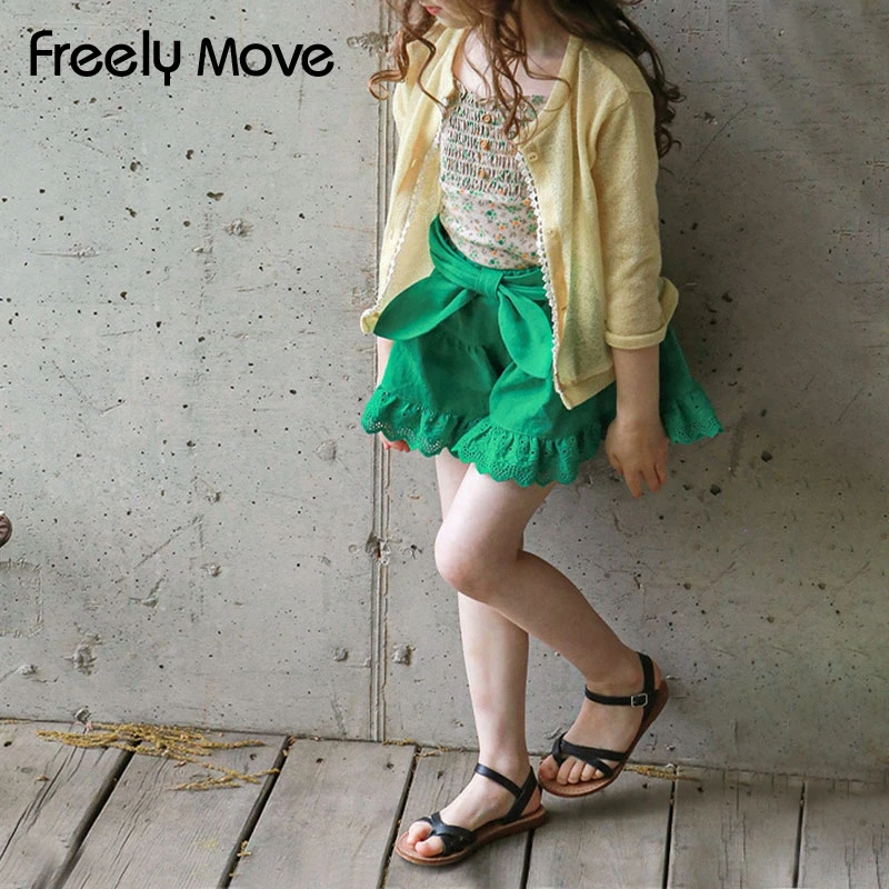 Freely Move 2022 Kids Summer Shorts Ruffles Lace Bow Princess Shorts For Girls Fashion Girls Shorts Children Pants Girl Short
Freely Move 2022 Kids Summer Shorts Ruffles Lace Bow Princess Shorts For Girls Fashion Girls Shorts Children Pants Girl Short